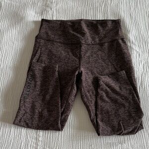 peloton burgundy marbled leggings / M / EUC